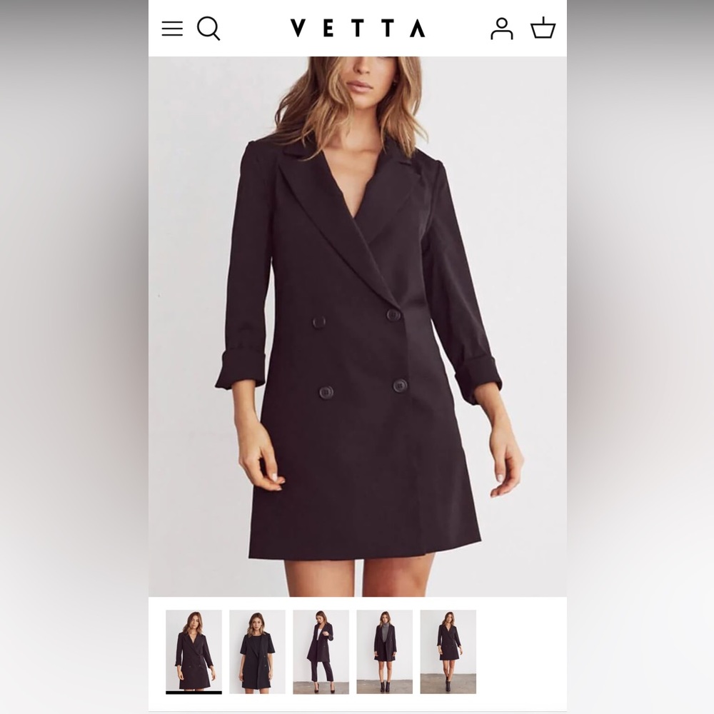 VETTA Capsule Blazer Dress